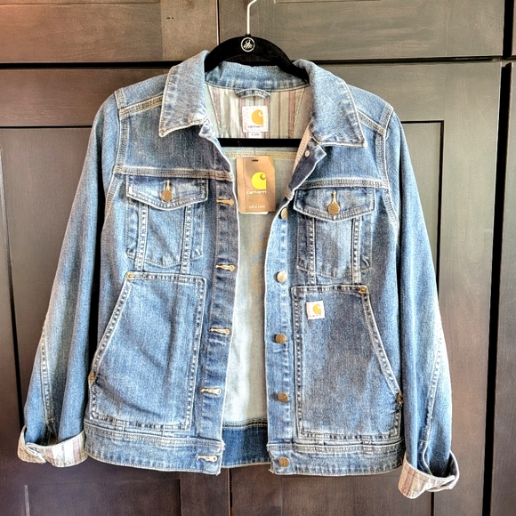 Carhartt Jackets & Coats Nwt Cathartt Womens Denim Jacket Poshmark